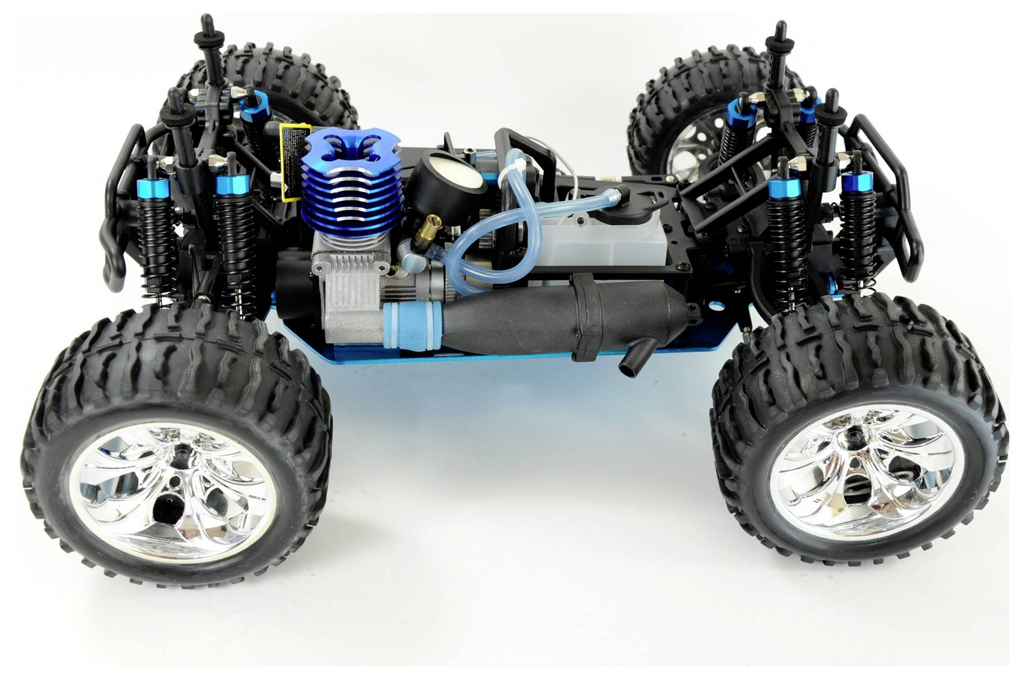 Amewi Monstertruck Rc Auto Nitro 4 Wd 1:10 3,0ccm Schwarz 70km/H Modellauto Truck B-Ware - 4260189060424