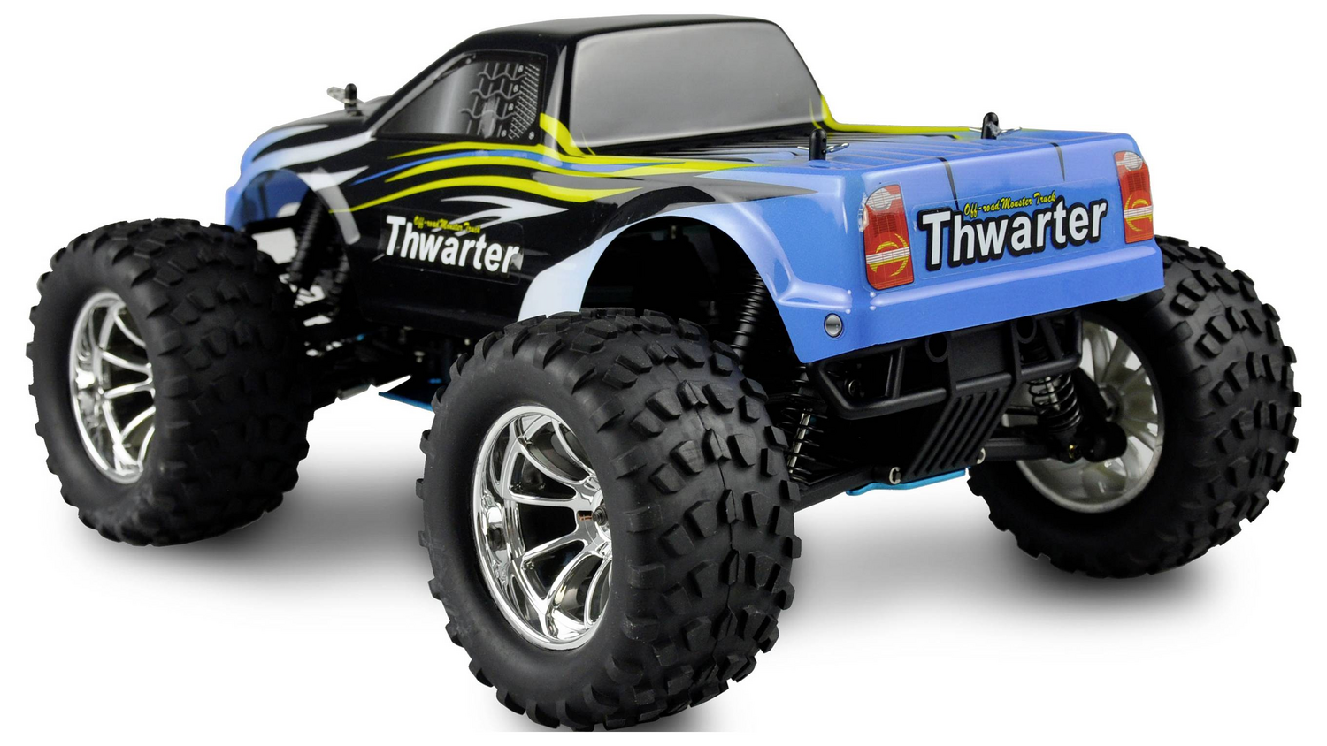 Amewi Monstertruck Rc Auto Nitro 4 Wd 1:10 3,0ccm Schwarz 70km/H Modellauto Truck B-Ware - 4260189060424