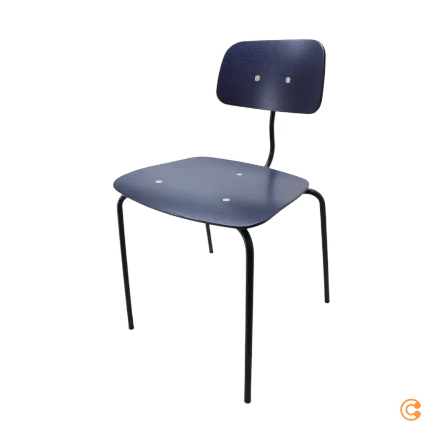 B-Ware Montana Stuhl Sitzmöbel Kevi 2060 Shadow Blau Esche Stahl Siehe Text/Foto - 5714322975216