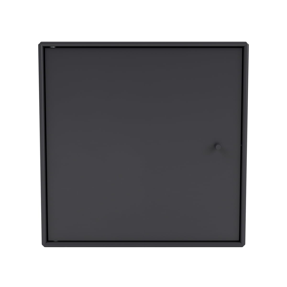 Montana - Mini Regalmodul mit Tür anthrazit Aufbewahrung Regal Modul Regalfach - 5714322009935