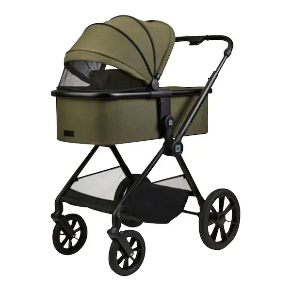 B-Ware Moon Clikk Kombikinderwagen Buggy Kinderwagen Moss Green Melange Faltbar Leicht - 4025583042113