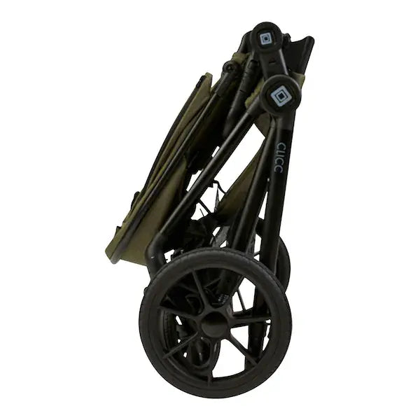B-Ware Moon Clikk Kombikinderwagen Buggy Kinderwagen Moss Green Melange Faltbar Leicht - 4025583042113