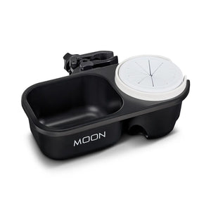 B-Ware Moon Flaschenhalter Getränkehalter Snackbox Kinderwagen Schwarz Zubehör