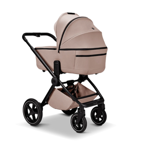 B-Ware Moon Kombikinderwagen Kinderwagen Gio 2.0 Sand Fußsack Handmuff Sand791
