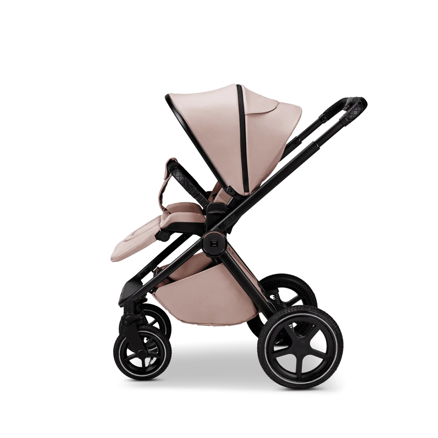 B-Ware Moon Kombikinderwagen Kinderwagen Gio 2.0 Sand Fußsack Handmuff Sand791 - 4025583043783