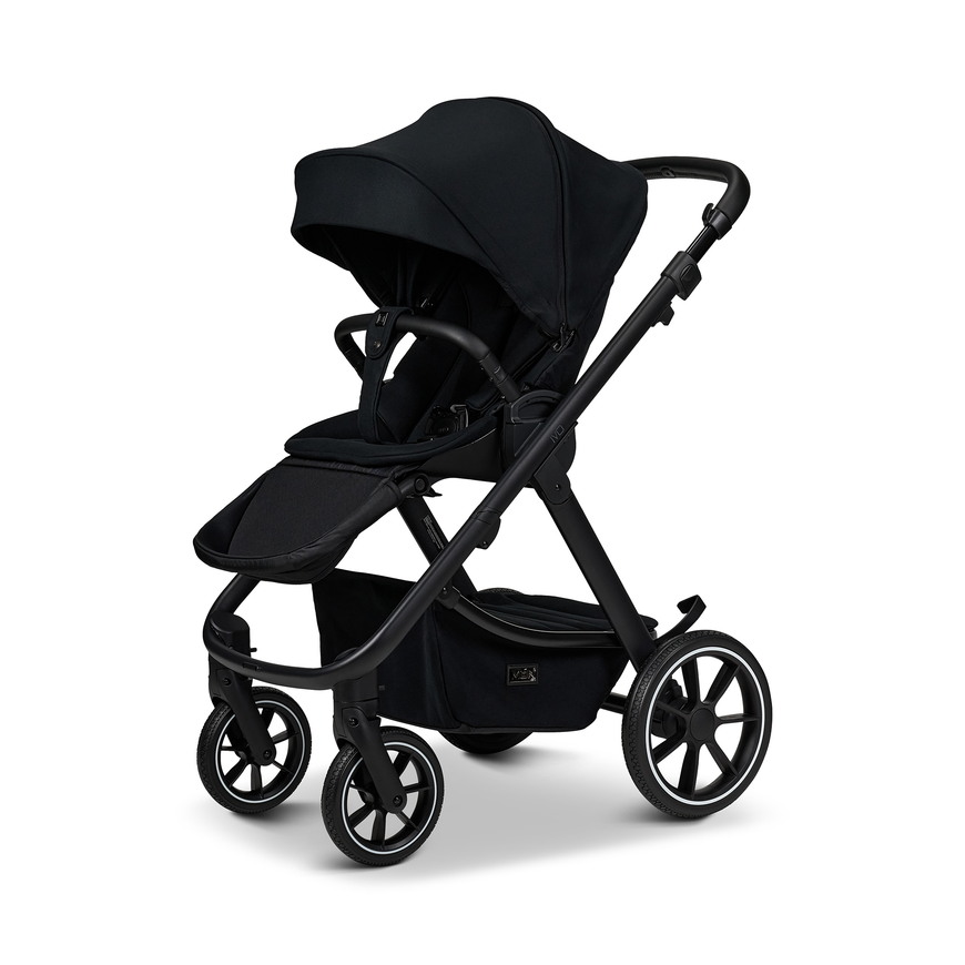 Moon Ivo Black Kinderwagen Kombi Buggy Babywagen Panoramafenster Sportsitz B-Ware - 4025583042571