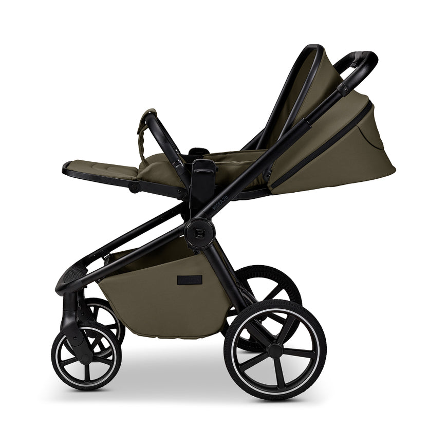 MOON Kombi-Kinderwagen Kinderwagen Buggy Resea 2.0 Moss grün höhenverstellbar - 2000587274779