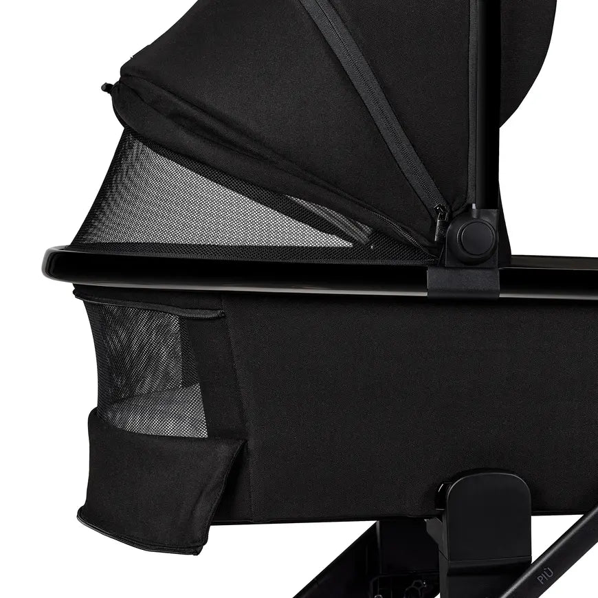 B-Ware Moon Kombikinderwagen Kinderwagen Babywanne Più Onyx Breite Komfortwanne Buggy - 2000587275011