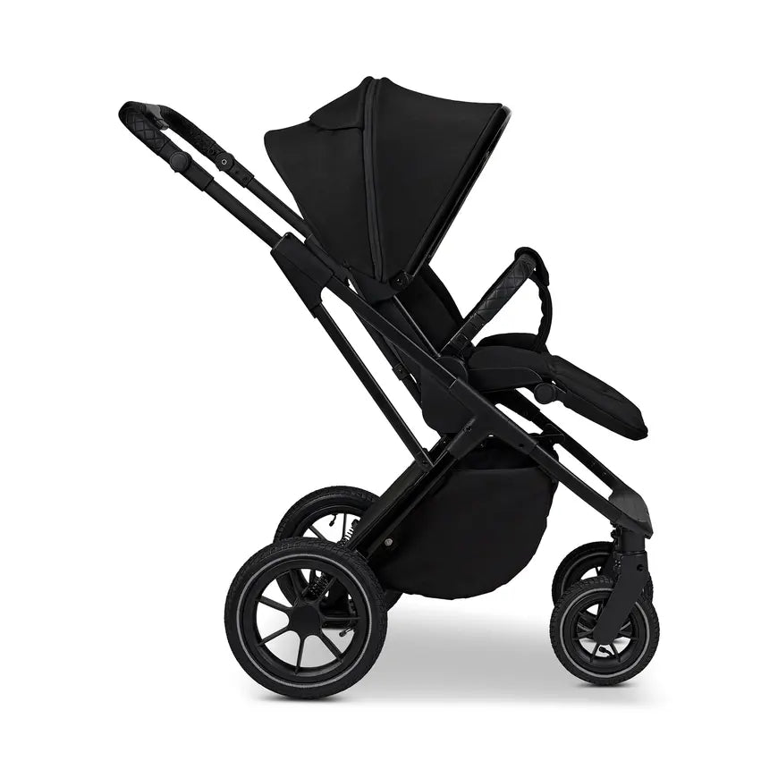 B-Ware Moon Kombikinderwagen Kinderwagen Babywanne Più Onyx Breite Komfortwanne Buggy - 2000587275011