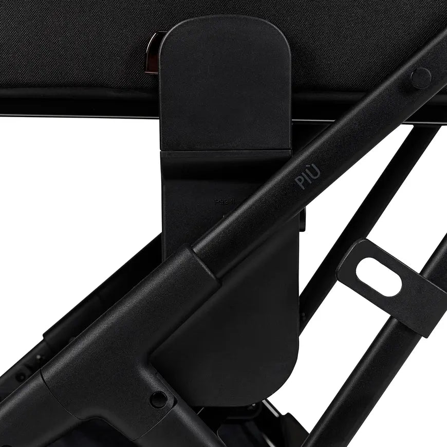 B-Ware Moon Kombikinderwagen Kinderwagen Babywanne Più Onyx Breite Komfortwanne Buggy - 2000587275011