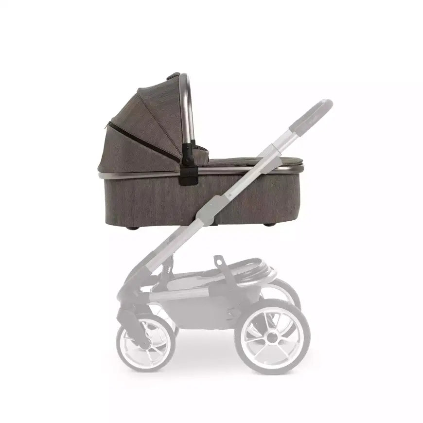 B-Ware Moon Wanne Solitaire Babywanne Aufsatz Kinderwagen Grau Träumeland Matratze - 4025583037386