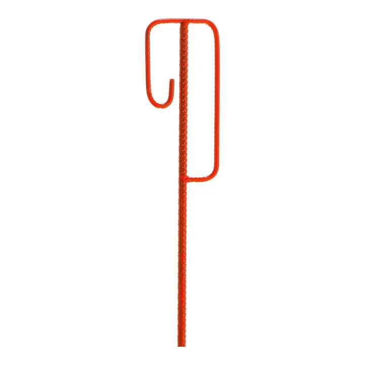 B-Ware Moravia Absperrhalter Absperrung Rot Lackiert Rundstahl 12mm 1250mm 10 Stück - 4055381137032
