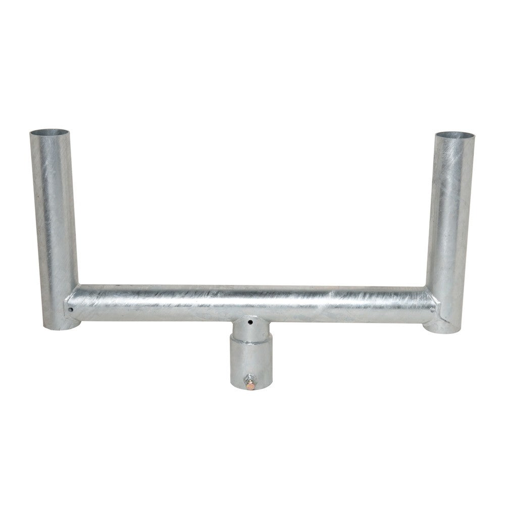 MORAVIA Gabelaufsatz Adapter Verkehrsspiegel Diamond silbergrau Spiegelgröße 460 - 4055381117799