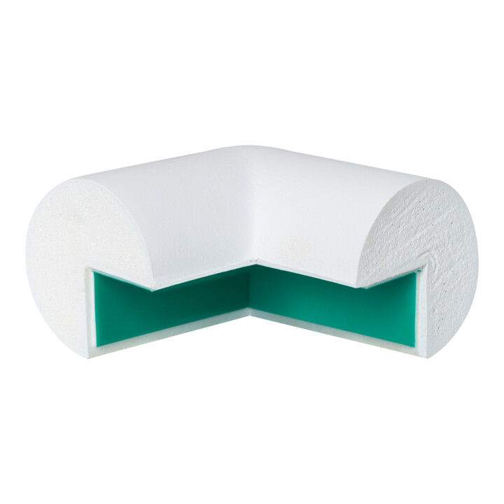 B-Ware Moravia Prallschutz Morion Kreis Kantenschutz Eckschutz 40 X 40 Außenecken Weiß - 4055381185323