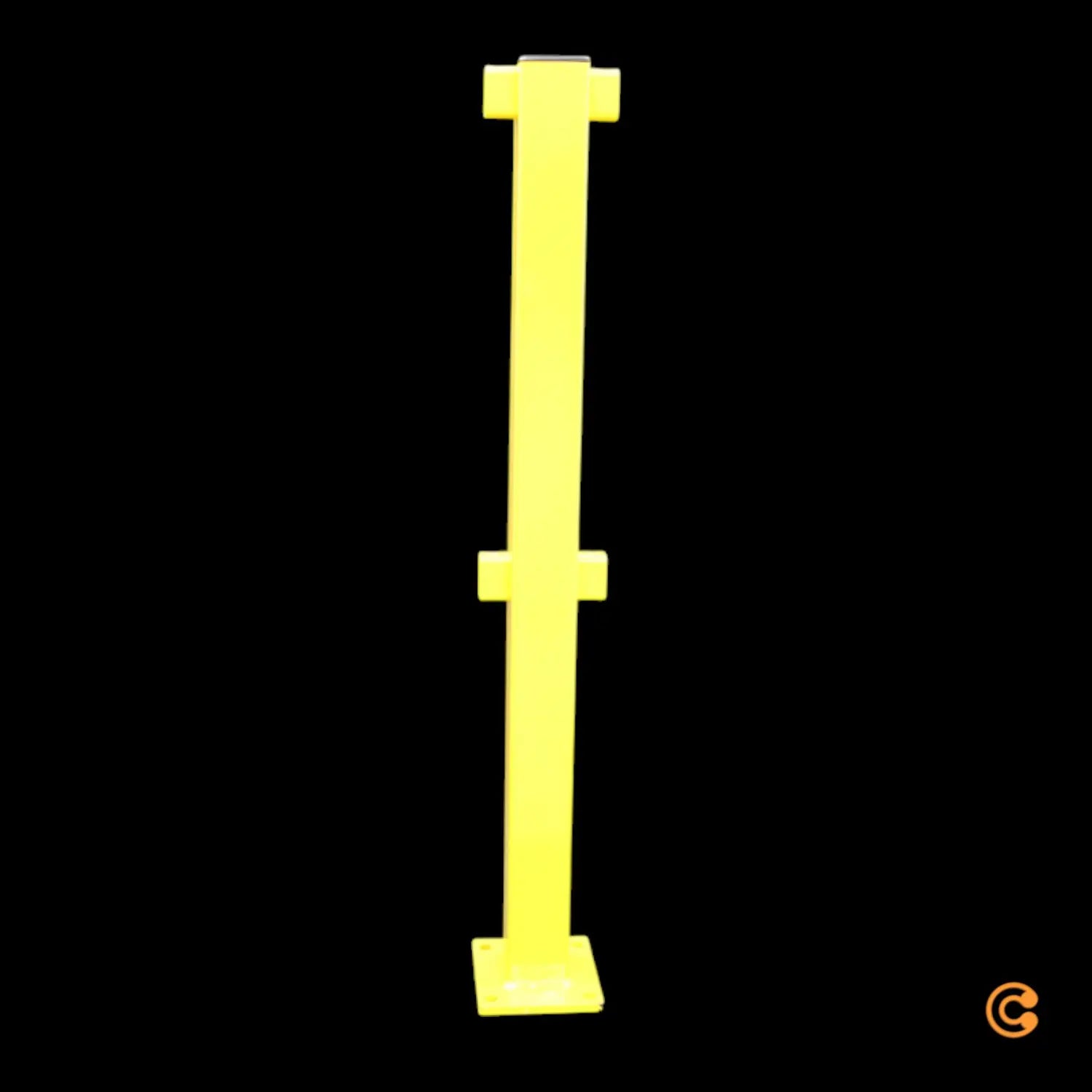 B-Ware Black Bull Rammschutzgeländer Schutzgeländer Mittelpfosten Gelb Siehe Text/Foto - 4055381498393