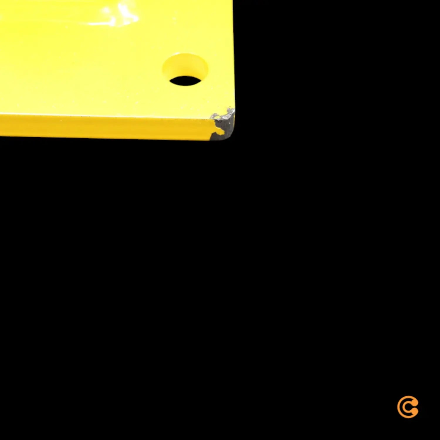 B-Ware Black Bull Rammschutzgeländer Schutzgeländer Mittelpfosten Gelb Siehe Text/Foto - 4055381498393