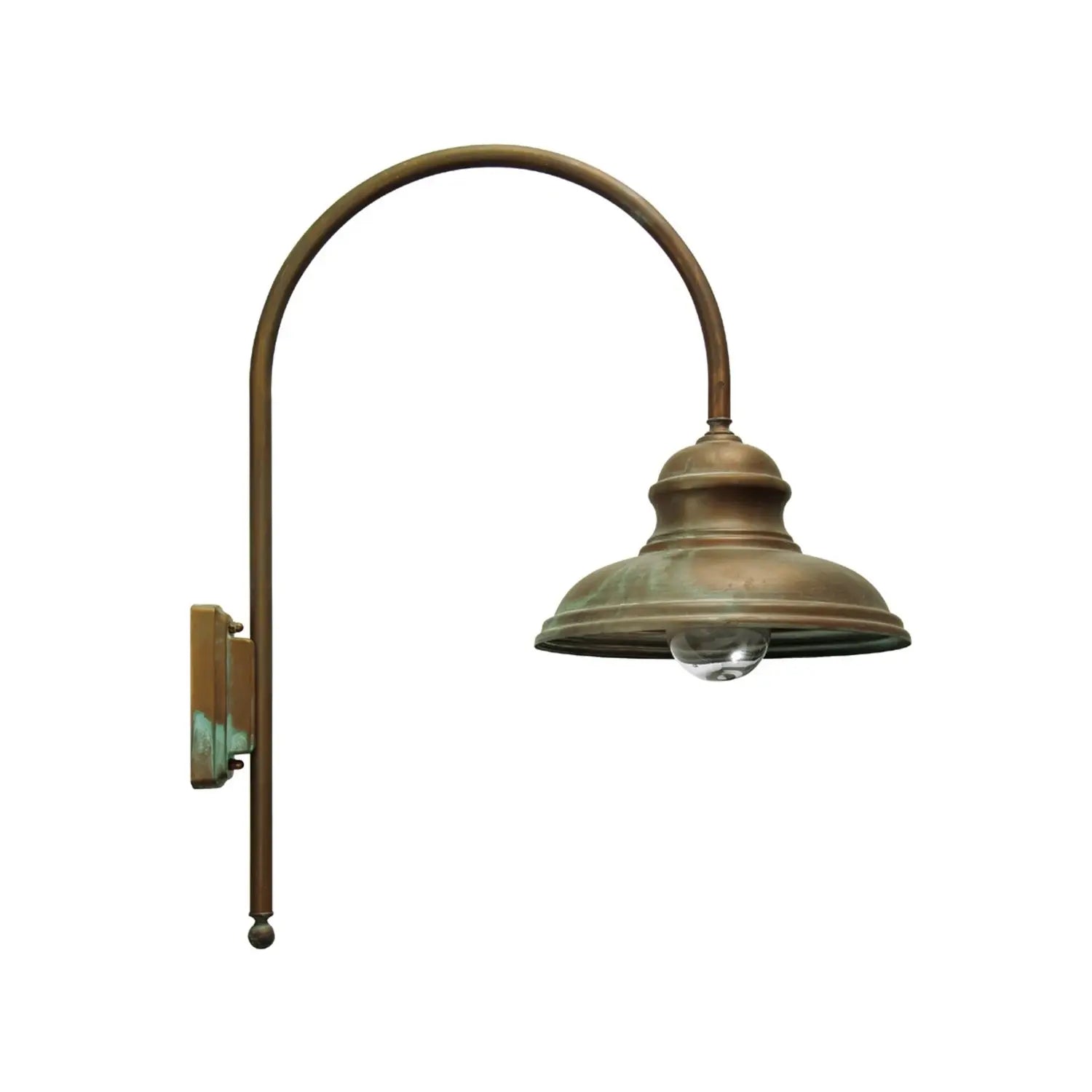B-Ware Moretti Luce Außenwandleuchte Wandlampe Luca 52 Cm Wandleuchte Messing Kupfer - 8021035014703