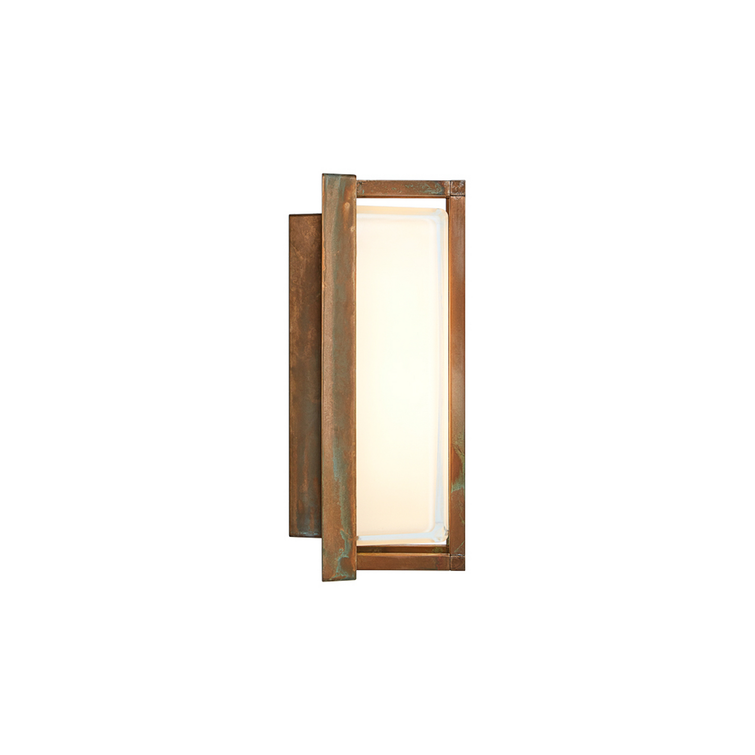 Moretti Luce Ice Cubic Außenwandleuchte Wandlampe Außenlampe Messing Lampe Spot B-Ware - 8021035016349
