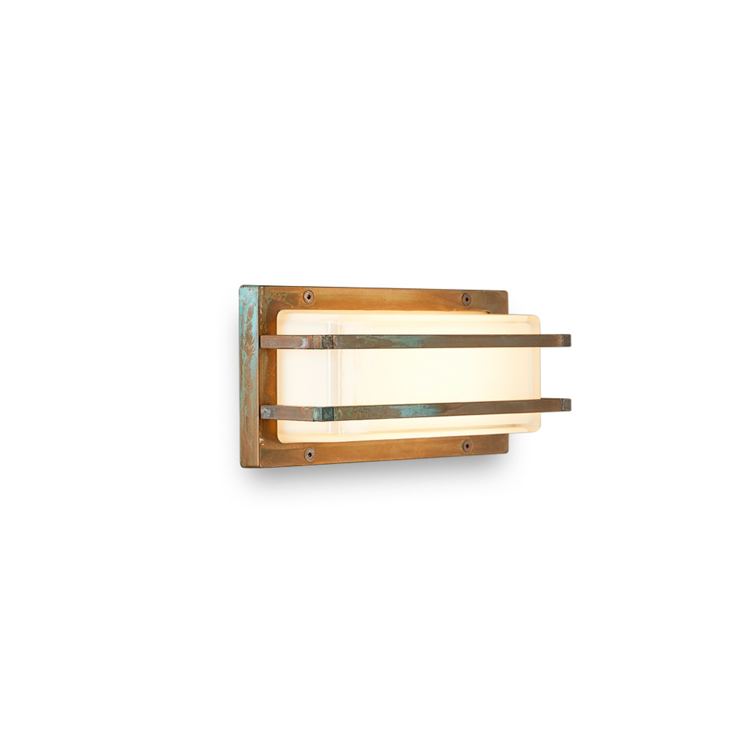 Moretti Luce Ice Cubic Außenwandleuchte Wandlampe Außenlampe Messing Lampe Spot B-Ware - 8021035016349