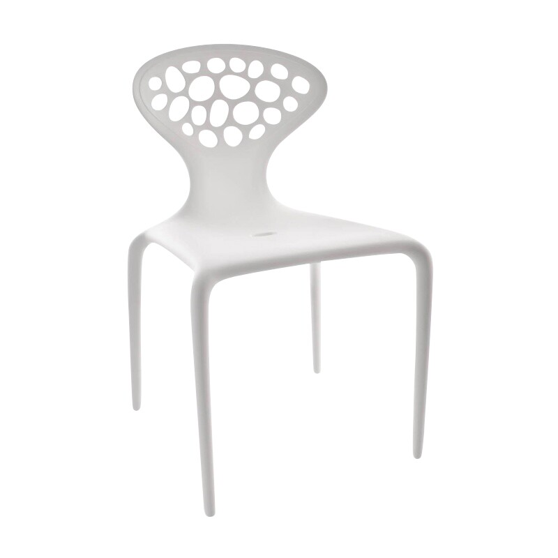 B-Ware Moroso Supernatural Besucherstuhl Stuhl Gartenstuhl Kunststoff Lehne Perforiert - 4250298728131