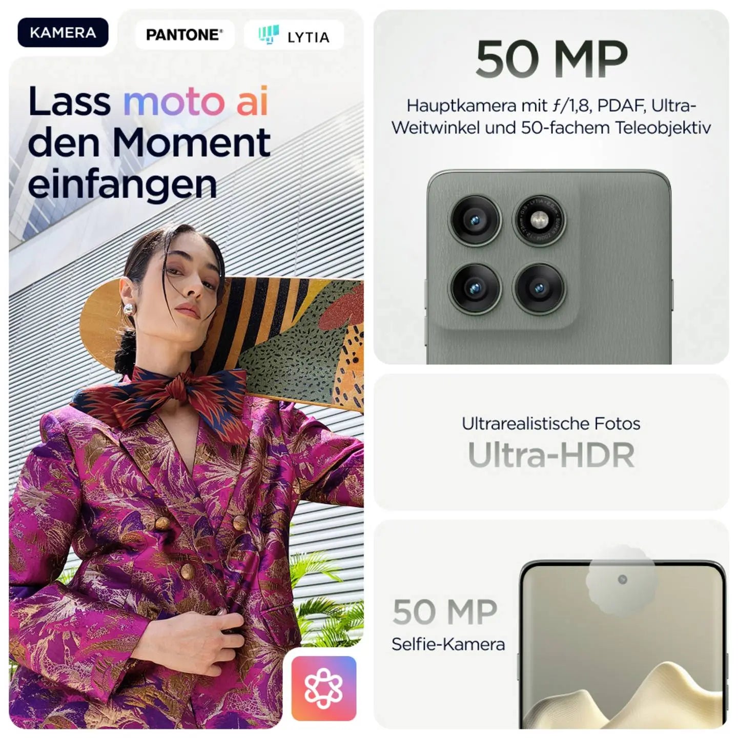 B-Ware Motorola Smartphone Edge 60 Pro Shadow 512 Gb Android Mobiltelefon Siehe Text - 840023288869