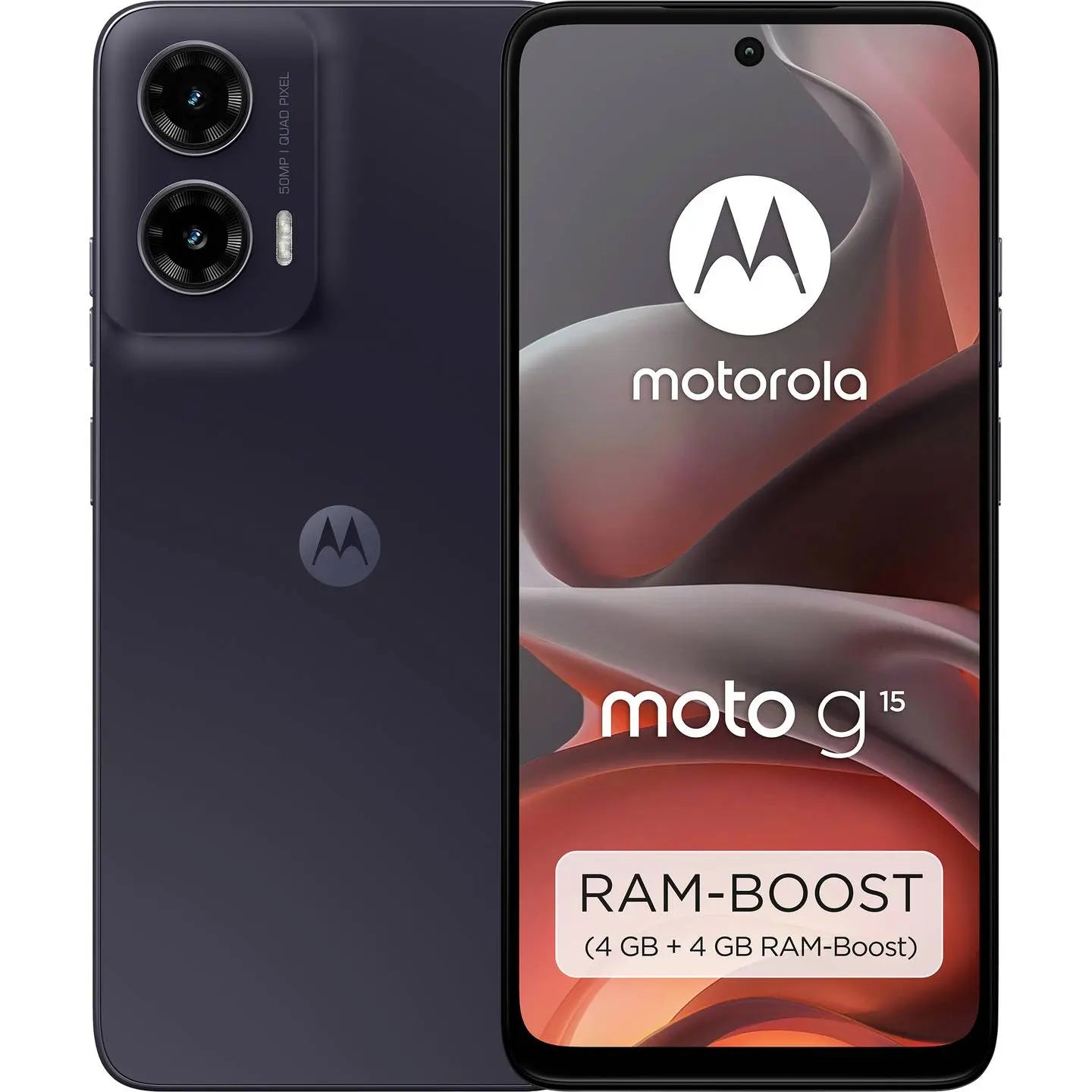 B-Ware Motorola Smartphone Handy Moto G15 128 Gb Gravity Grey Dual Sim Ram Android - 840023280955
