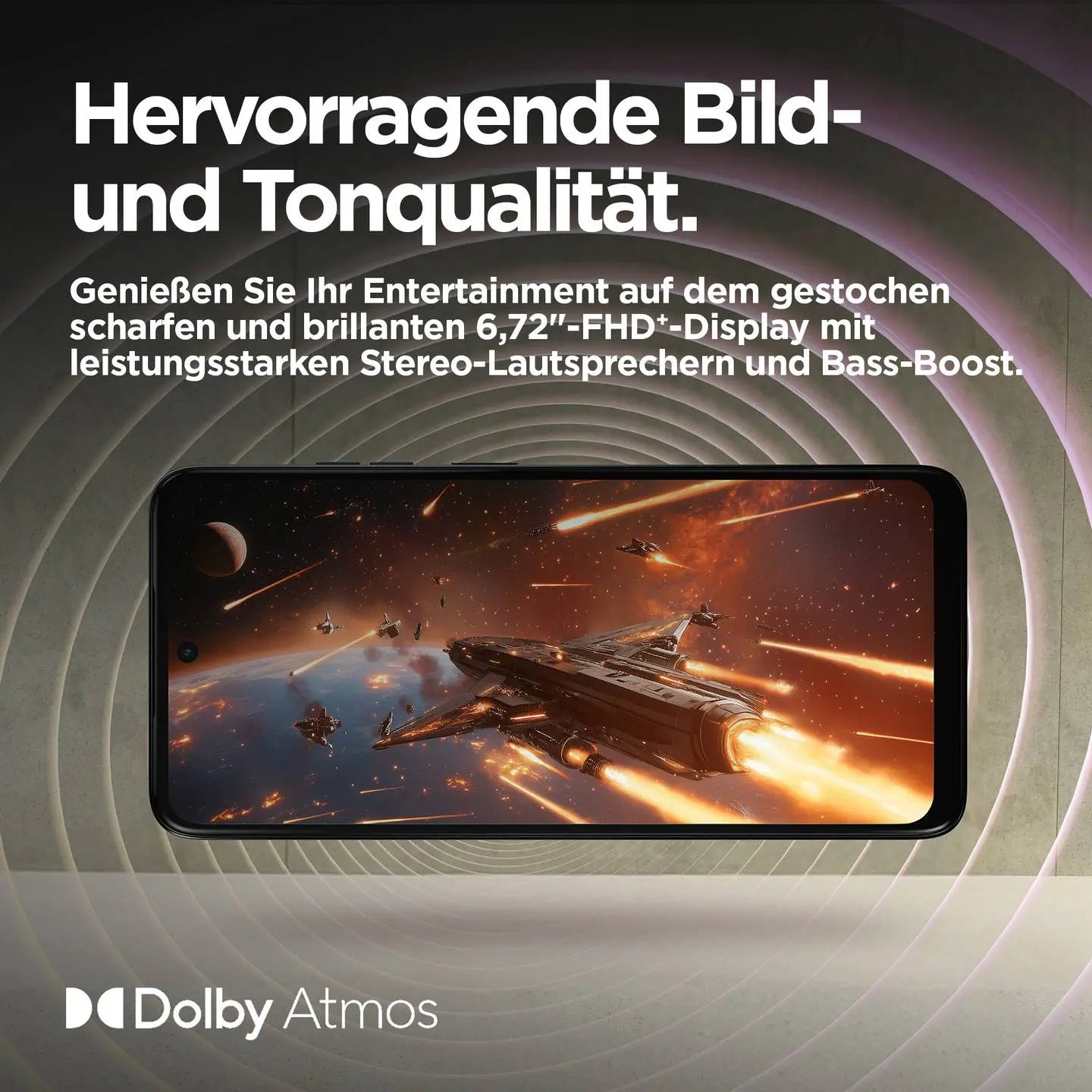 B-Ware Motorola Smartphone Handy Moto G15 128 Gb Gravity Grey Dual Sim Ram Android - 840023280955