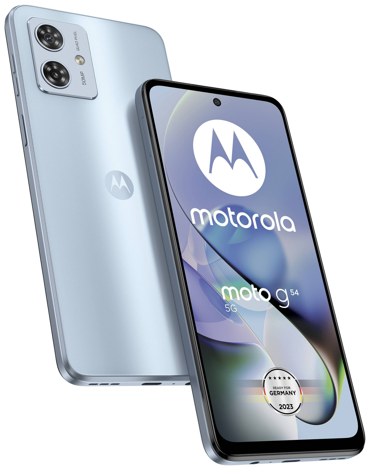 Motorola Moto G54 Smartphone Handy 256 Gb Hellblau Android 13 Dual Sim  B-Ware - 840023252747