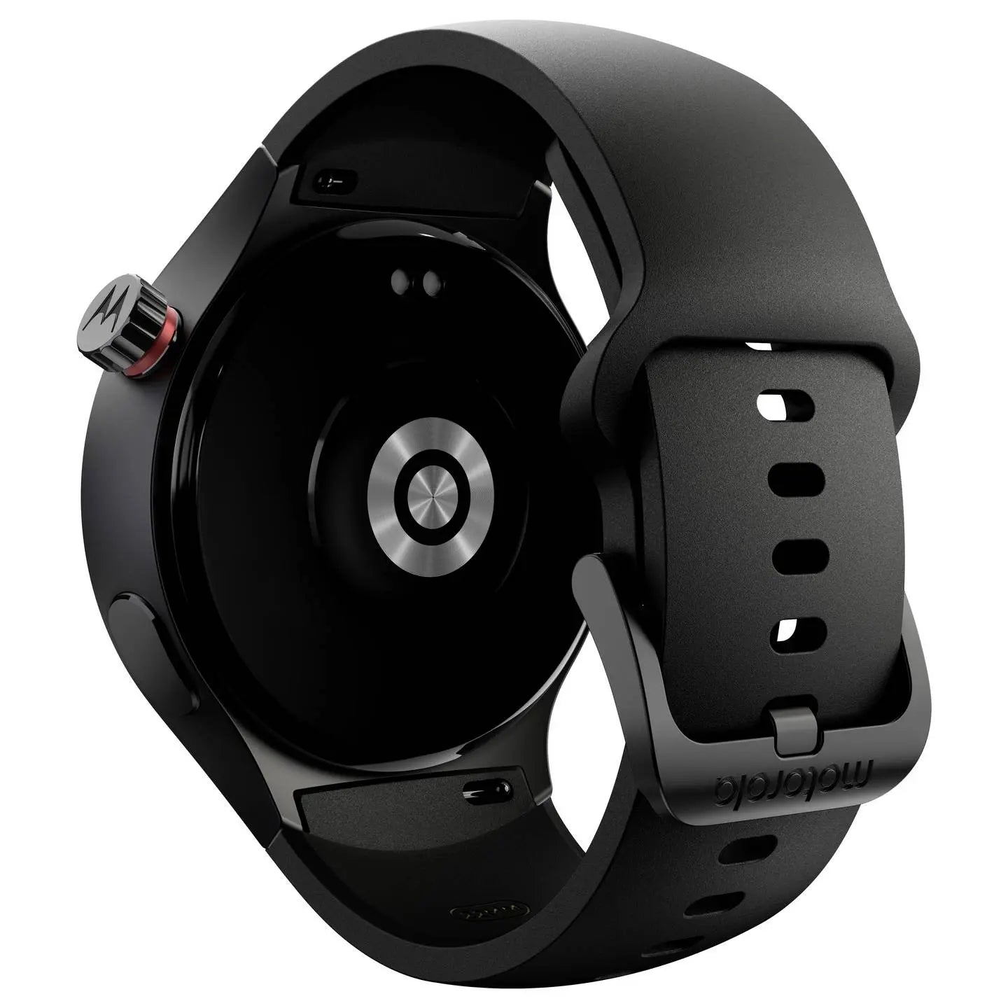 B-Ware Motorola Smartwatch Uhr Moto Watch Basic Schwarz Silikonarmband Always On Display - 840493615073
