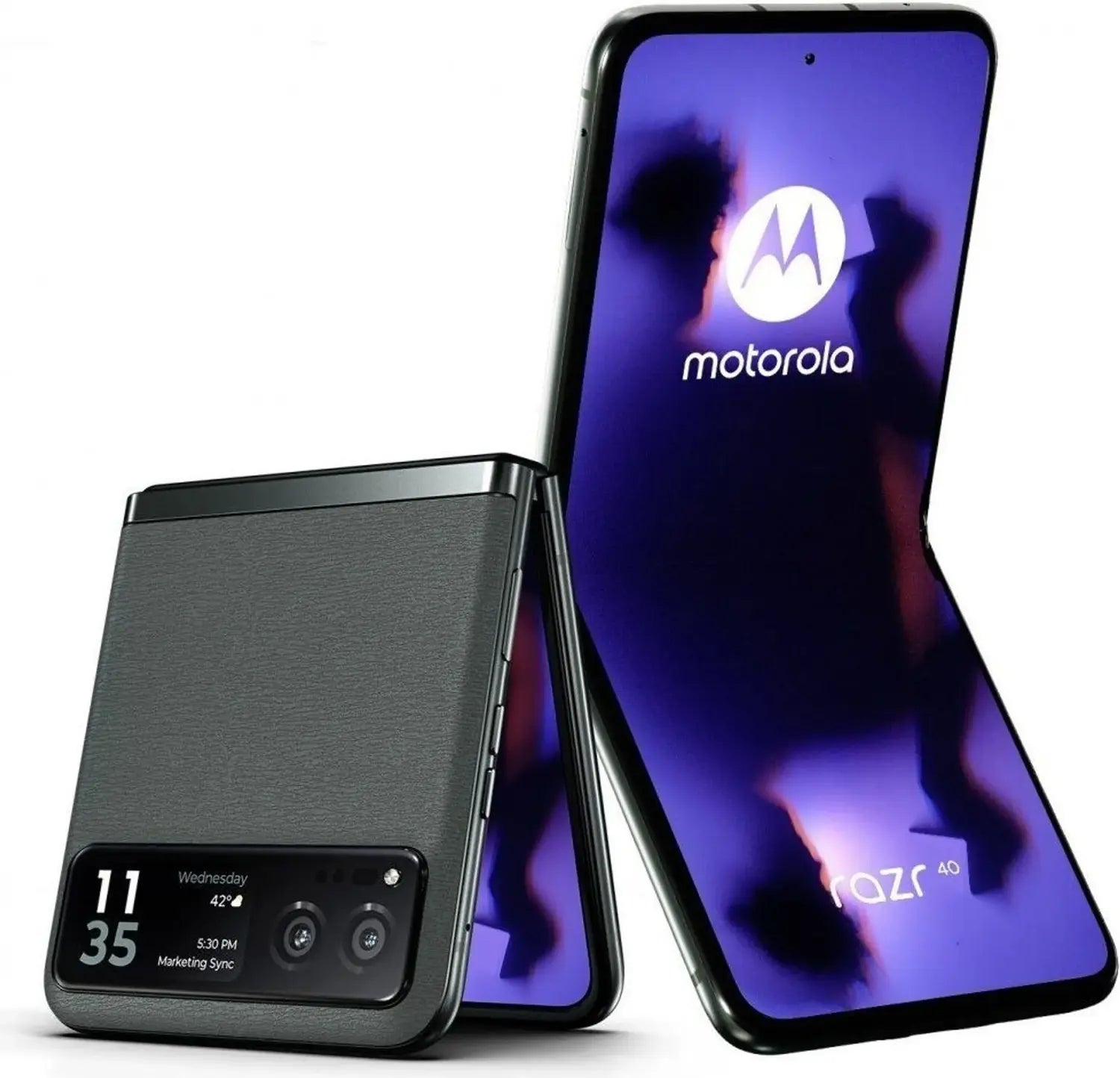 B-Ware Motorola Smartphone Handy Razr 40 Klapphandy 256 Gb Sage Green 5 G Dual Sim  - 840023246340