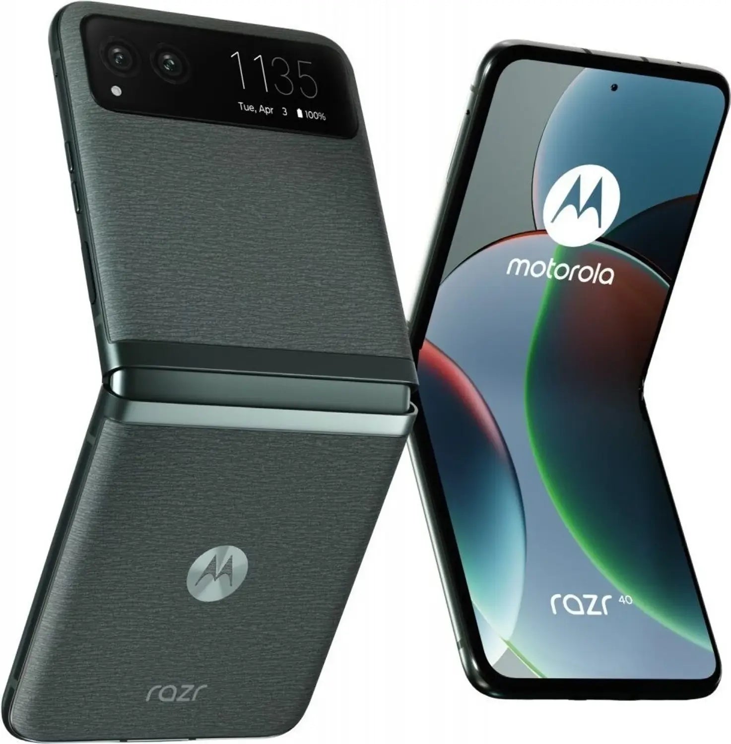B-Ware Motorola Smartphone Handy Razr 40 Klapphandy 256 Gb Sage Green 5 G Dual Sim  - 840023246340