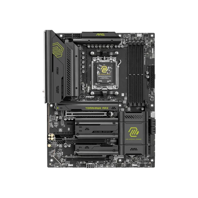 Msi Mag B850 Tomahawk Max Wifi Mainboard Motherboard Am5 M2 Wifi7 Bt Hdmi Usb C B-Ware