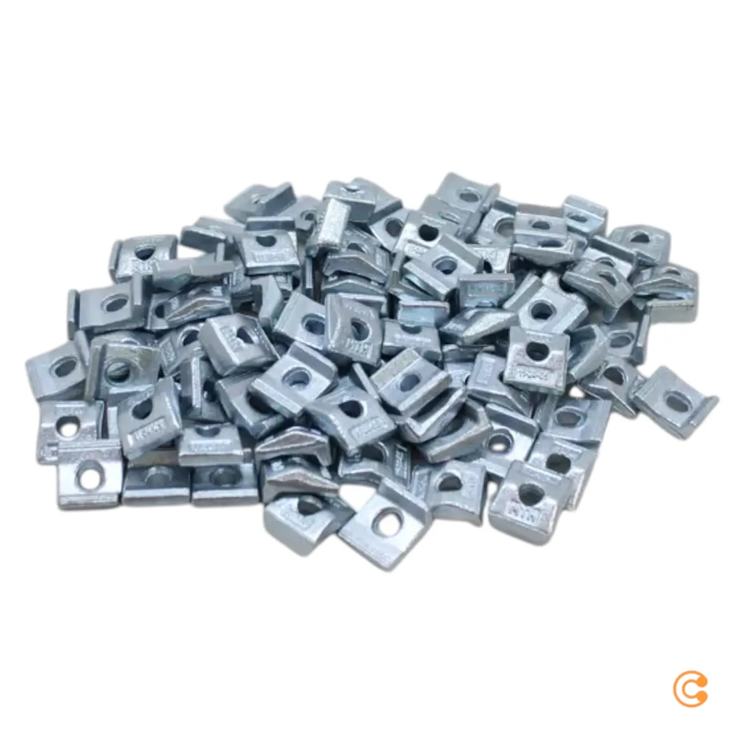 B-Ware Mth Klemmplatte Klemmscheibe M12 Nova Grip C45+N Galvanisch Verzinkt 96 Stück - 4051426966438