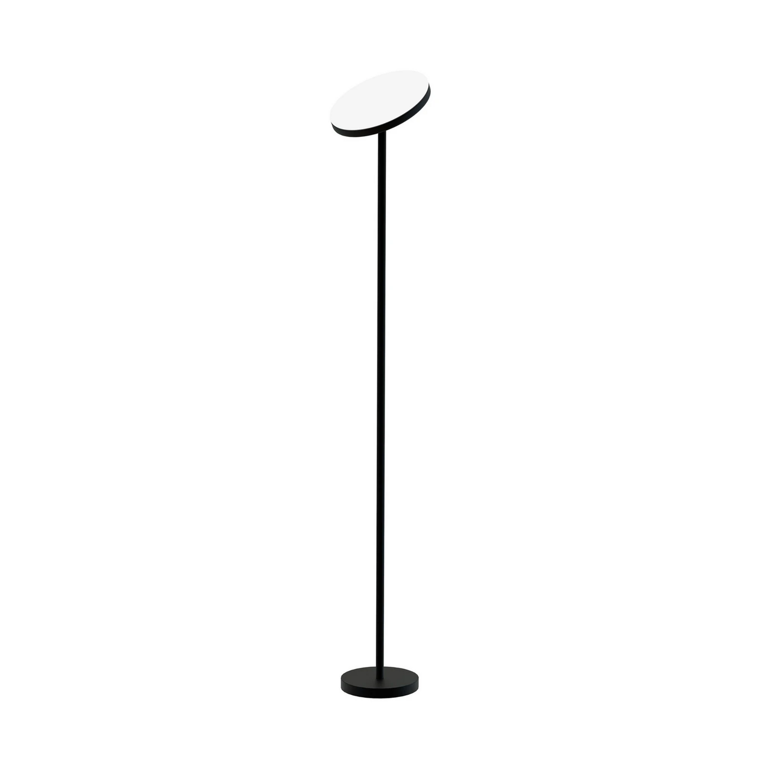 B-Ware Tint Deckenfluter Stehleuchte Led Pavo Schwarz Metall Dimmbar Fernbedienung