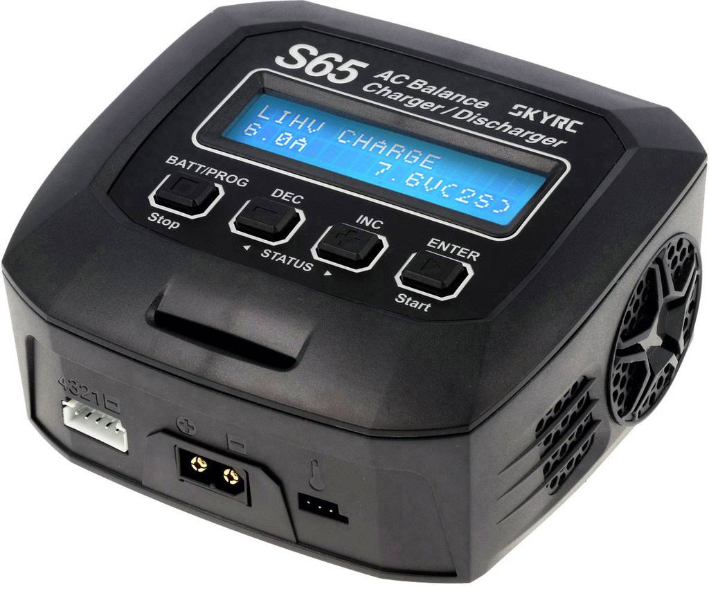 SKYRC Modellbau-Multifunktionsladegerät 6A S65 LiPo, LiFePO, LiIon, LiHV, NiMH, - 4046032090011