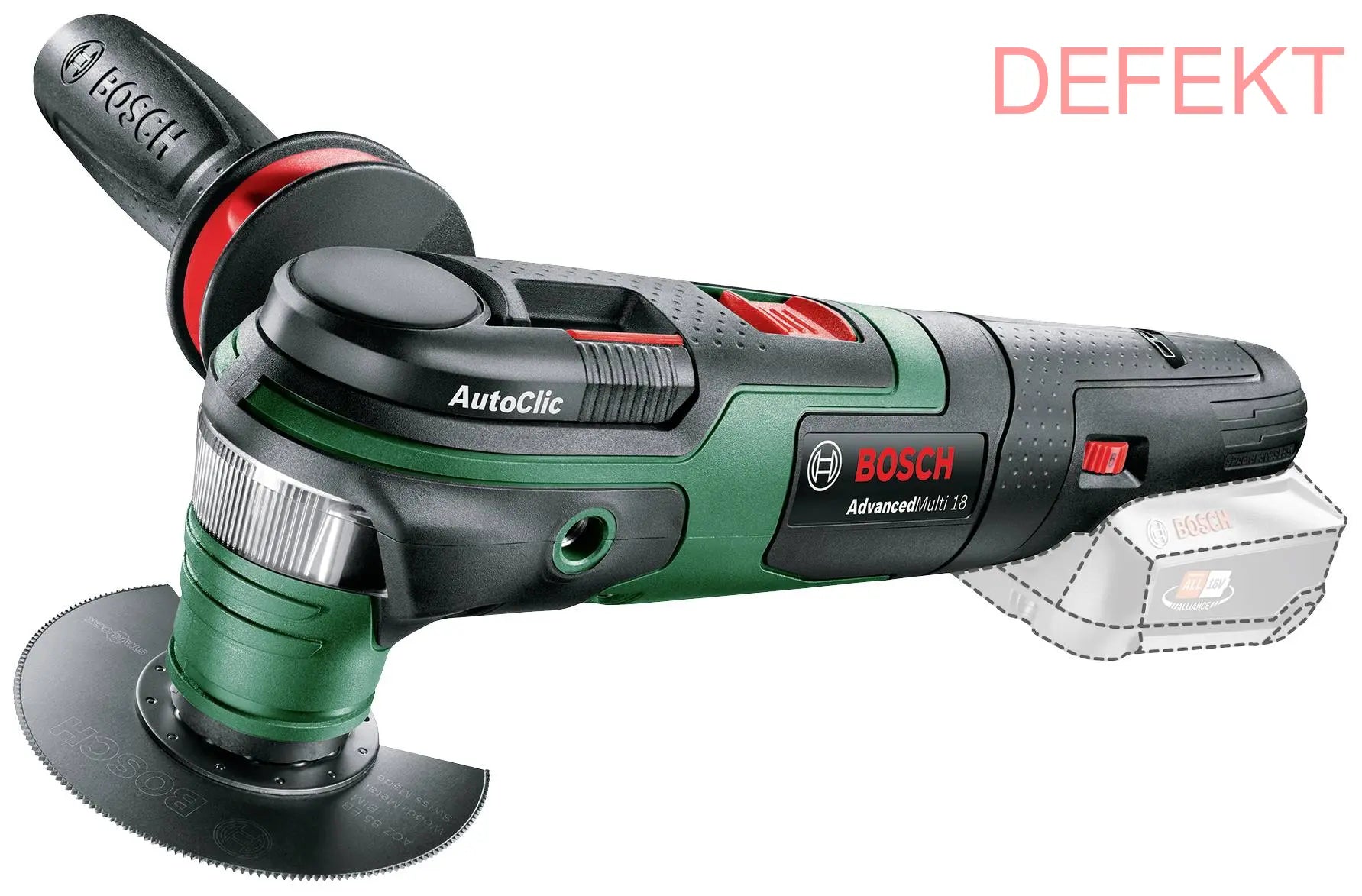 D-Ware Bosch Home And Garden Advanced Multi 18 0603104000920 Defektware - 4064161216324