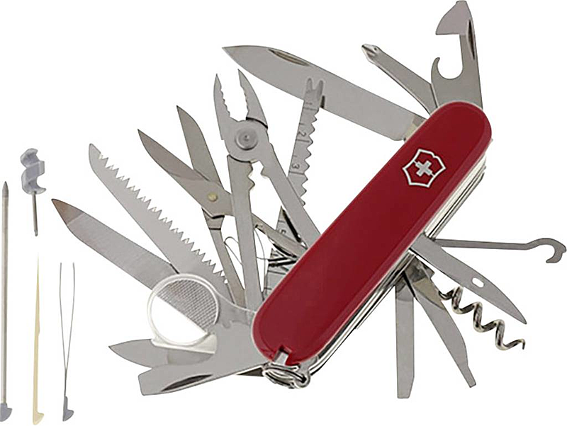 B-Ware Victorinox Swiss Champ 1.6795 Schweizer Taschenmesser Anzahl Funktionen 33 Rot - 7611160100634