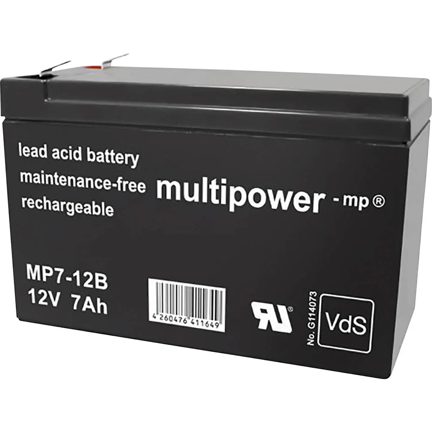B-Ware Multipower Bleiakku Batterie Akku Mp7 12 B Vlies Wartungsfrei Vd S 12 V - 4260476411649