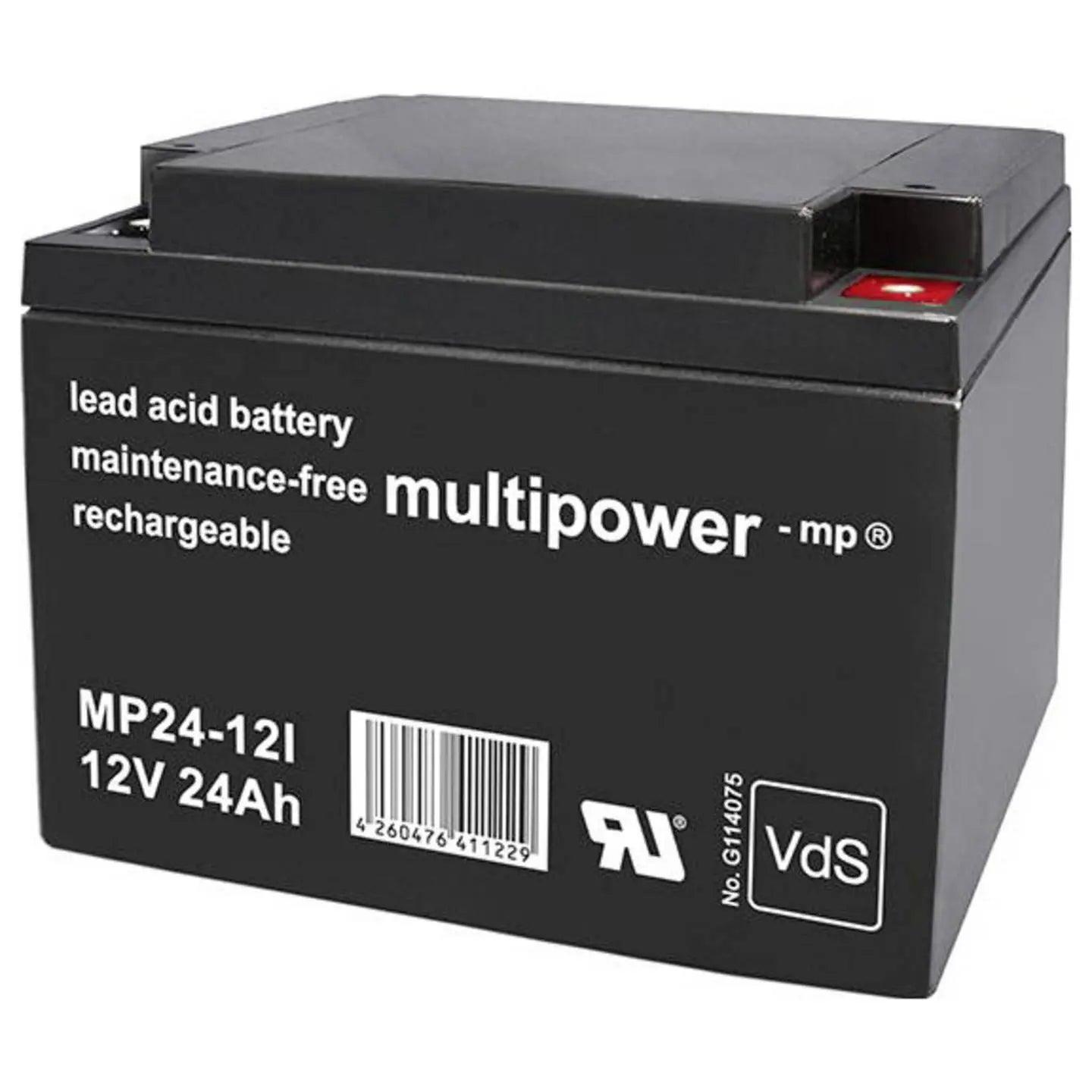 B-Ware Multipower Bleiakku Batterie Mp24 12 I Agm Verschlossen Wartungsfrei Vds - 4260476411229