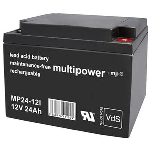 B-Ware Multipower Bleiakku Batterie Mp24 12 I Agm Verschlossen Wartungsfrei Vds288