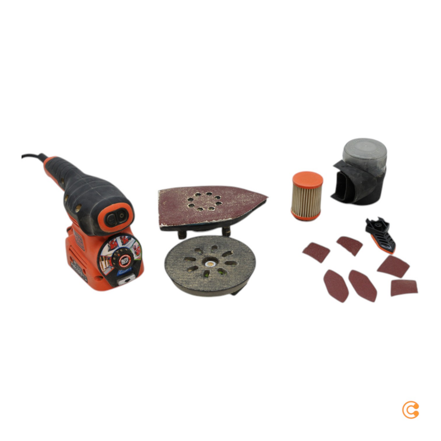 Black & Decker Ka280 Ka280 Qs Multischleifer 220 W 100x165 Mm ø 125 Defektware D-Ware - 5035048287842