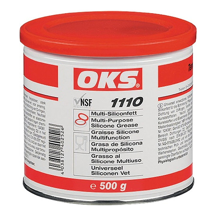 Oks Multi Silikonfett Oks 1110 Nsf H1 Transp.500g Gleitmittel Dichtmittel B-Ware - 4038127402526