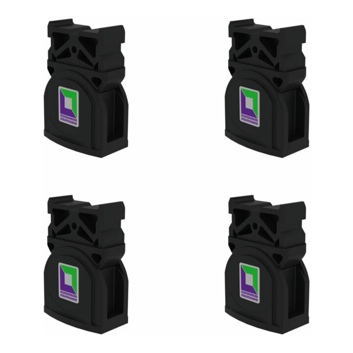 B-Ware Munk Innenschuh Einsatz Baujahr 2005 2018 Aluminium 58x25 Mm Holmhöhe 4er Set - 4031405192010