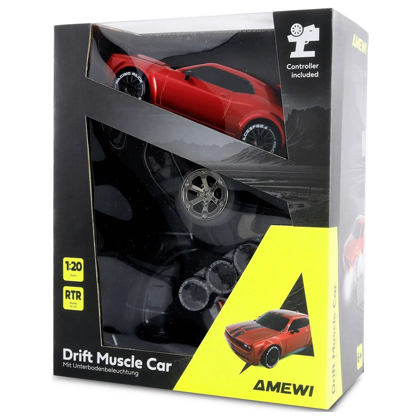 B-Ware Amewi Modellauto Rc Auto Straßenmodell Onroad Drift 4 Wd Rtr Elektro Rot601 - 4262500341939