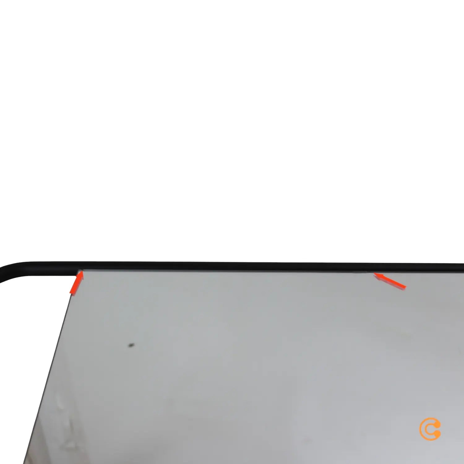 B-Ware Muubs Copenhagen Wandspiegel Spiegel Dekospiegel 166 X 49,5 Cm Schwarz - 5711973609712