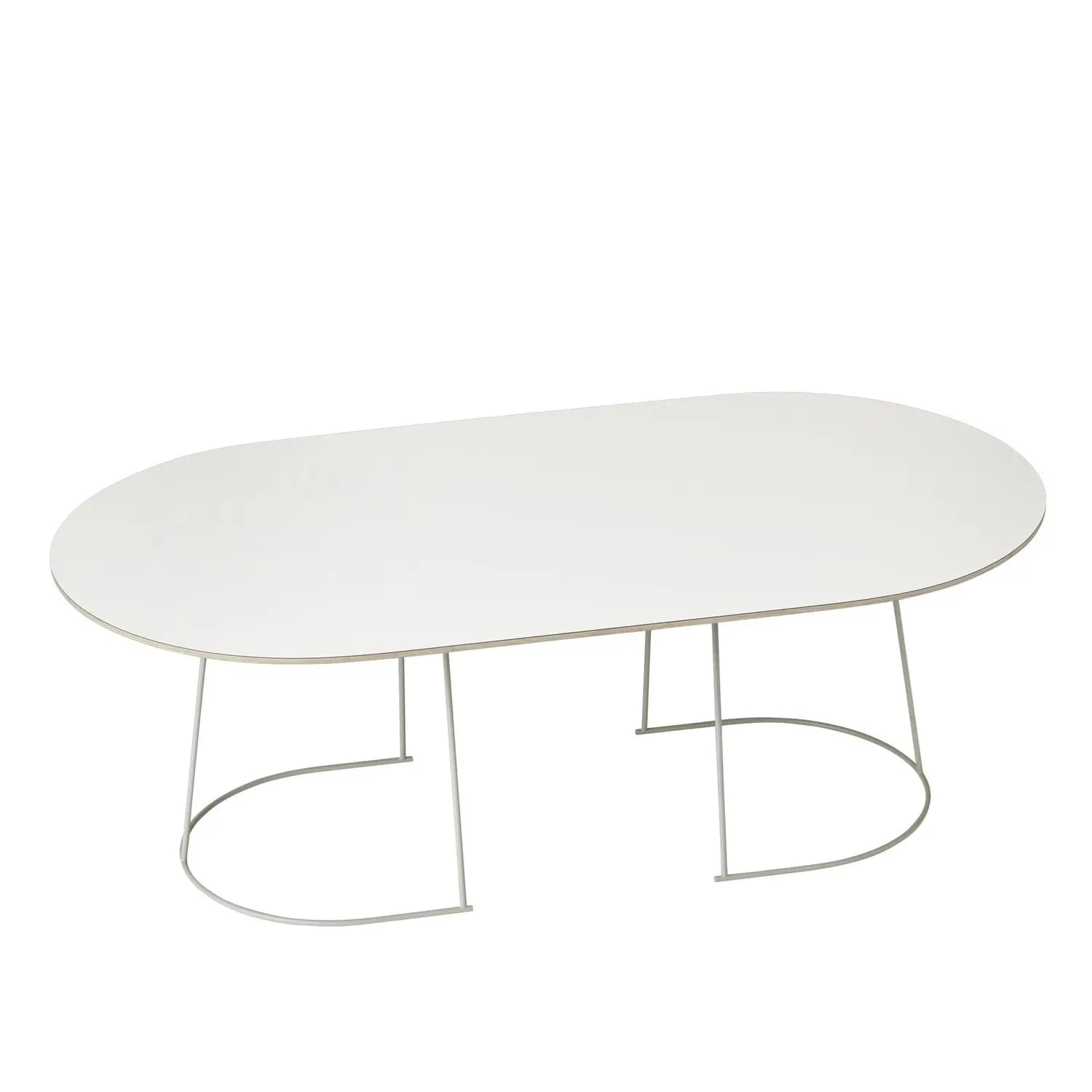 B-Ware Muuto Airy Couchtisch Groß Off White Tisch Beistelltisch Couch Tisch Designer  - 1