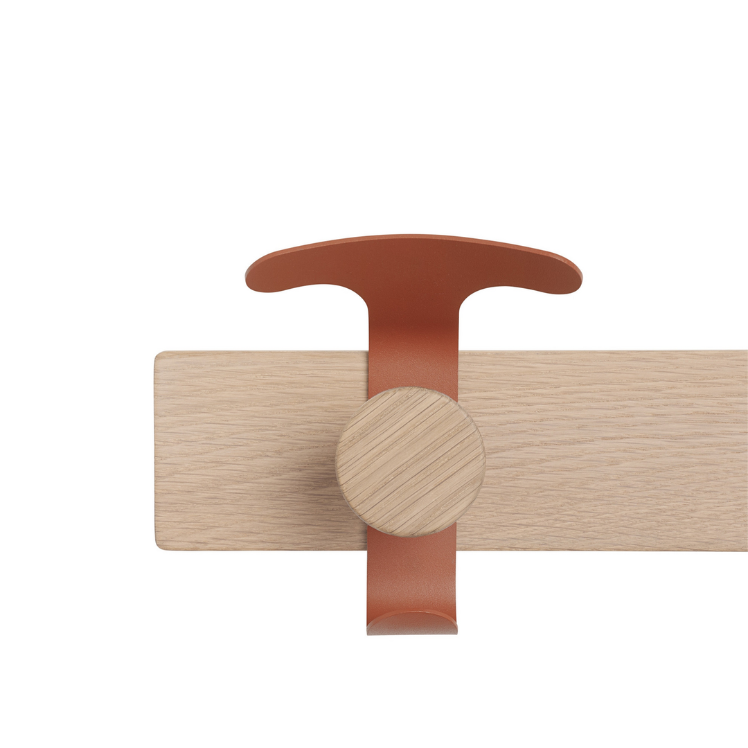Muuto Garderobenleiste Kleiderhaken Wandhaken Eiche Braun Siehe Text/Foto B-Ware - 5713295134576