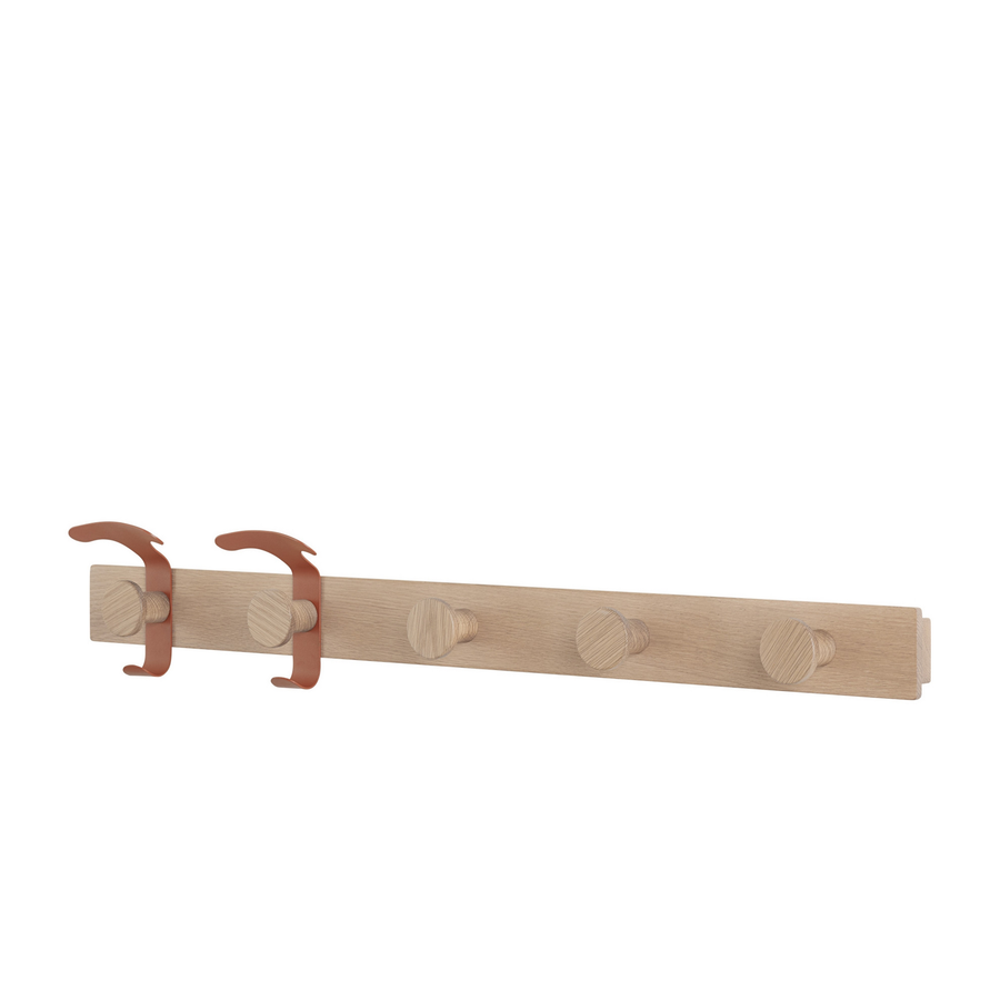 Muuto Garderobenleiste Kleiderhaken Wandhaken Eiche Braun Siehe Text/Foto B-Ware - 5713295134576