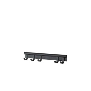 B-Ware Muuto Garderobe Wandhaken Coil Kleiderhaken Aluminium Schwarz 60 Cm