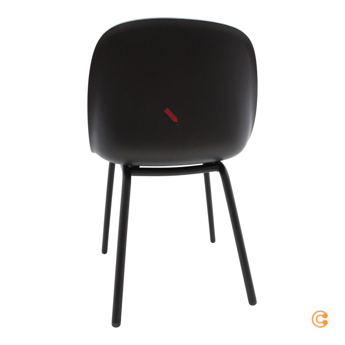 Muuto Fiber Outdoor Gartenstuhl Kunststoffgleiter anthrazit SIEHE TEXT/FOTO - 5713295094917